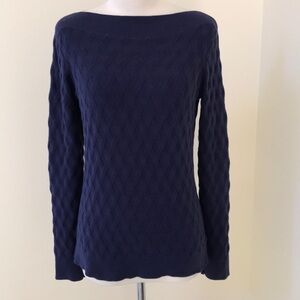 Lilly Pulitzer medium boat neck patterned sweater.